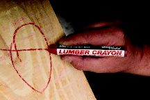 CRAYON LUMBER ORANGE 12/BOX(EA) - Lumber Crayons